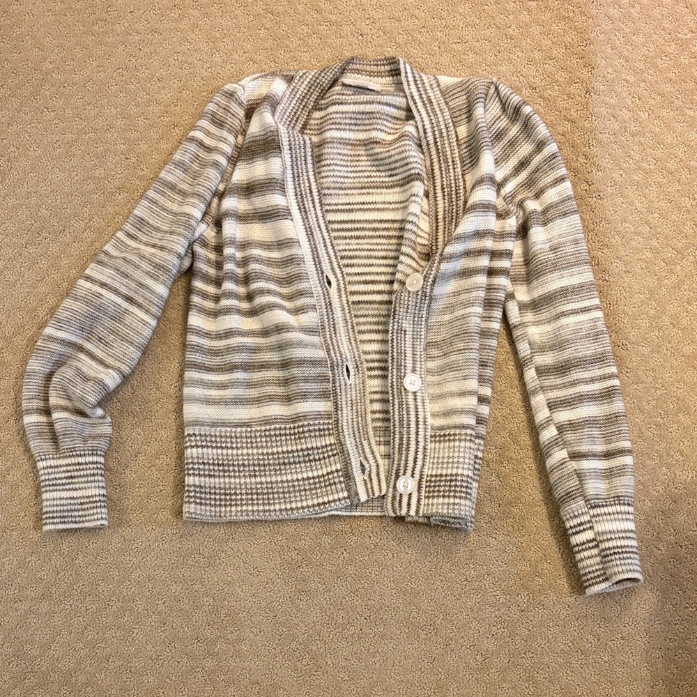 Striped Brown and Cream Women's Sweater
